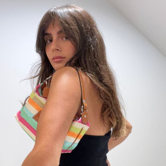 Coach watercolor hand bag - Picture 4 of 4